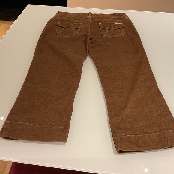 Corduroy Stretch Capri Pants - Picture 2 of 3